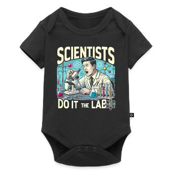 Wissenschaftler machen es im Labor - Baby Premium Kurzarmbody - Schwarz - Vorne