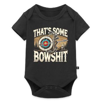 Was für ein Schwachsinn - Baby Premium Kurzarmbody - Schwarz - Vorne