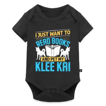 Trèfle d’Alaska Kai - Body à manches courtes Premium Bébé - noir - Devant