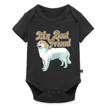 Great Pyrenees Is My Best Friend - Baby Premium short-sleeve bodysuit - black - Front