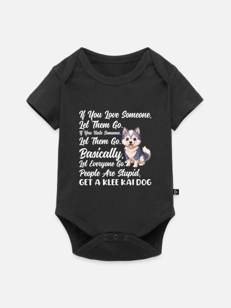 Alaskan Klee Kai - Baby Premium Kurzarmbody - Schwarz