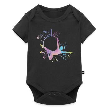 Aerialist Aerial Ring Lyra Air Ring - Baby Premium short-sleeve bodysuit - black - Front