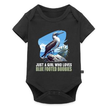 Blue-footed booby - Baby Premium short-sleeve bodysuit - black - Front