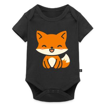 RAND 7 - Baby Premium Kurzarmbody - Schwarz - Vorne