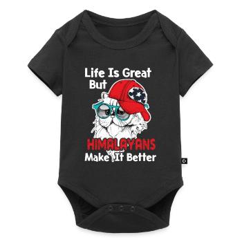 Life Is Great But Himalayan Cat Make It Better - Baby Premium short-sleeve bodysuit - black - Front