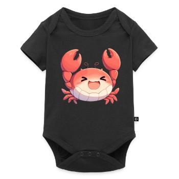 Crab Crab - Baby Premium short-sleeve bodysuit - black - Front