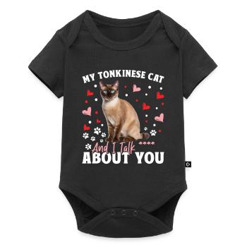 Chat tonkinois - Body à manches courtes Premium Bébé - noir - Devant