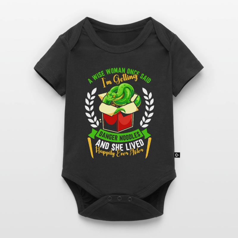 Green Tree Python Baby Premium short-sleeve bodysuit