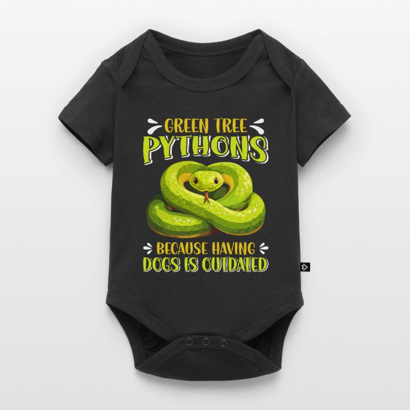 Python arborescent vert Body à manches courtes Premium Bébé