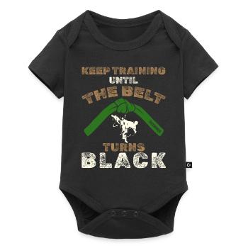 Black Belt: Motivation Martial Art Taekwondo - Baby Premium short-sleeve bodysuit - black - Front