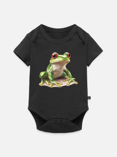 Grenouilles Grenouilles - Body à manches courtes Premium Bébé - noir