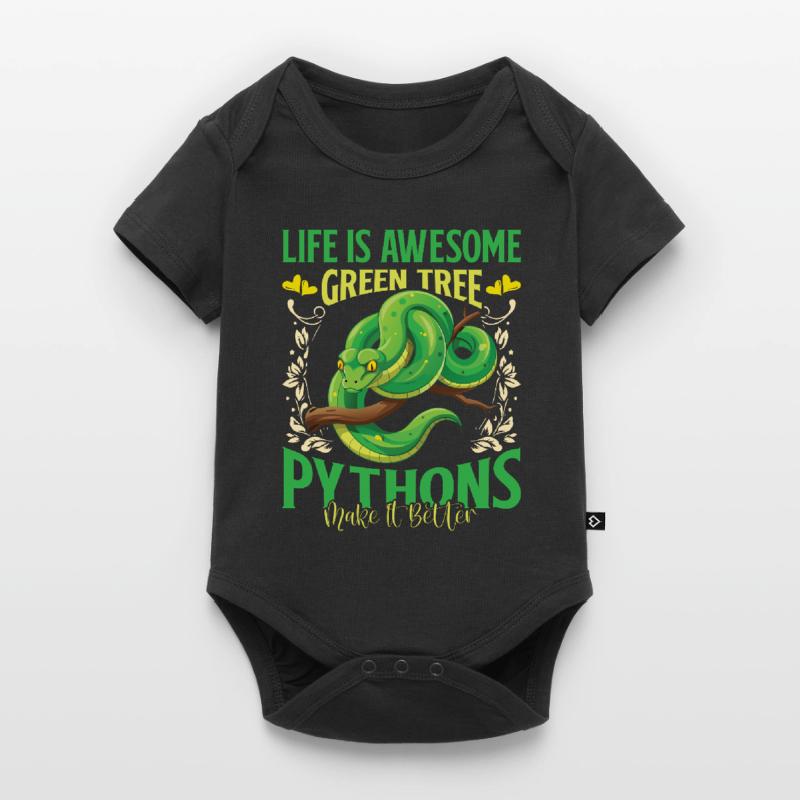 Python arborescent vert Body à manches courtes Premium Bébé