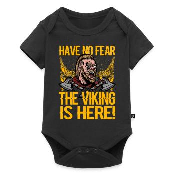 N’ayez crainte, le viking est là - Body à manches courtes Premium Bébé - noir - Devant