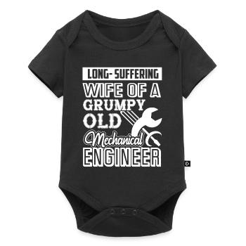 Wife Of A Grumpy Old Mechanical Engineer - Baby Premium short-sleeve bodysuit - black - Front