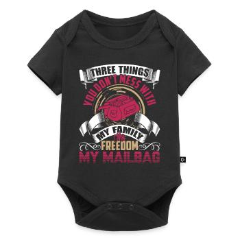 Mail Carrier Don't Mess With My Mailbag - Baby Premium short-sleeve bodysuit - black - Front