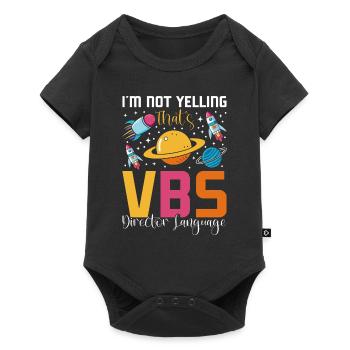 École biblique de vacances, VBS - Body à manches courtes Premium Bébé - noir - Devant