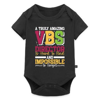 École biblique de vacances, VBS - Body à manches courtes Premium Bébé - noir - Devant