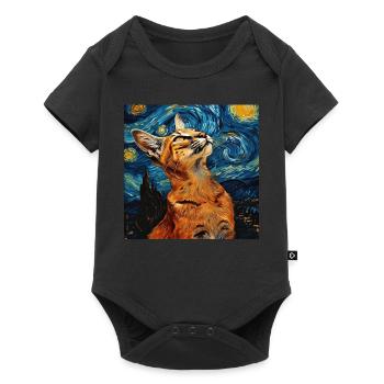 Karakal - Baby Premium Kurzarmbody - Schwarz - Vorne