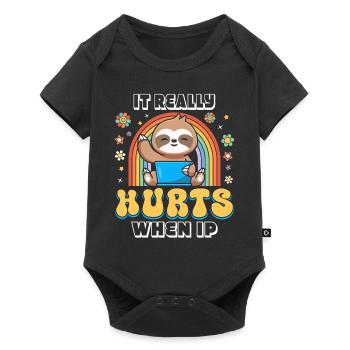 IT Geek, PC Accessories Storage Devices Evolution - Baby Premium short-sleeve bodysuit - black - Front