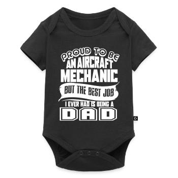 Aircraft Mechanic Proud To Be Aircraft Mechanic - Baby Premium short-sleeve bodysuit - black - Front