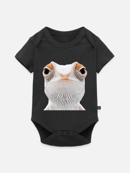 Chamäleon - Baby Premium Kurzarmbody - Schwarz