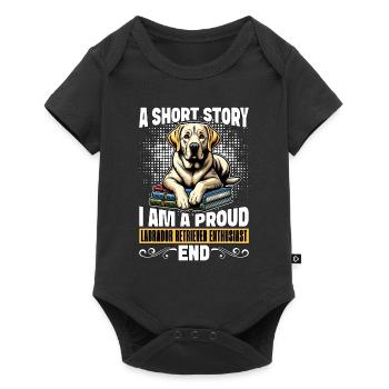 Labrador Retriever A Short Story I Am A Dog Owner - Baby Premium short-sleeve bodysuit - black - Front