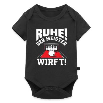 Rest The Master Throws Skittles Motif - Baby Premium short-sleeve bodysuit - black - Front