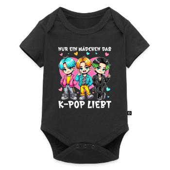 K-Pop Musique coréenne Kpop Fans Kdrama - Body à manches courtes Premium Bébé - noir - Devant