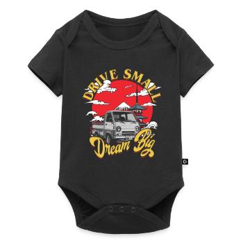 Pas de camion, petit, rêve grand - Body à manches courtes Premium Bébé - noir - Devant