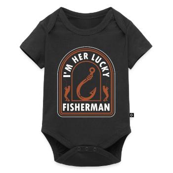 Pêche, pêche, pêche et pêche au brochet - Body à manches courtes Premium Bébé - noir - Devant