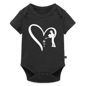 Landscaping Gardening Hobby Gardener Landscaper - Baby Premium short-sleeve bodysuit - black - Front