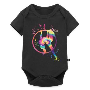 Aerialist Aerial Ring Lyra Air Ring - Baby Premium short-sleeve bodysuit - black - Front
