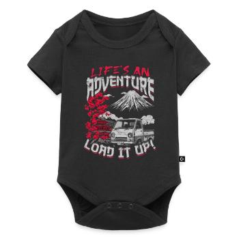 Kei Truck Life's An Adventure Load It - Baby Premium short-sleeve bodysuit - black - Front