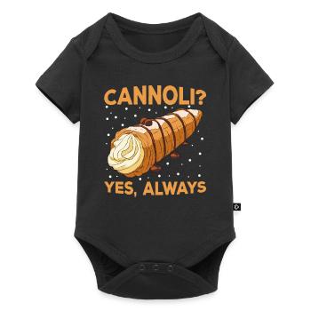 Cannoli Cannolo - Baby Premium short-sleeve bodysuit - black - Front