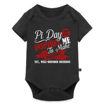Pi Day Pi Day Inspires Me - Baby Premium short-sleeve bodysuit - black - Front