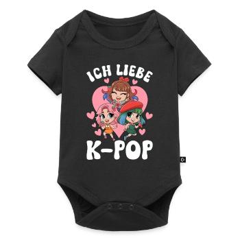 K-Pop Musique coréenne Kpop Fans Kdrama - Body à manches courtes Premium Bébé - noir - Devant