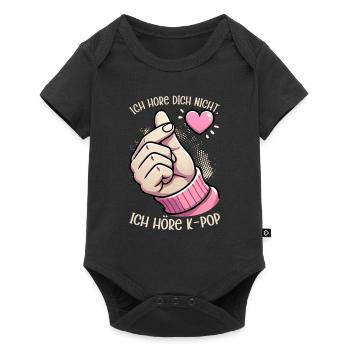 K-Pop Musique coréenne Kpop Fans Kdrama - Body à manches courtes Premium Bébé - noir - Devant