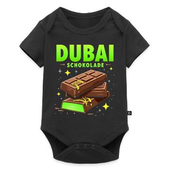 Chocolat de Dubaï - Drôle de dicton - Body à manches courtes Premium Bébé - noir - Devant