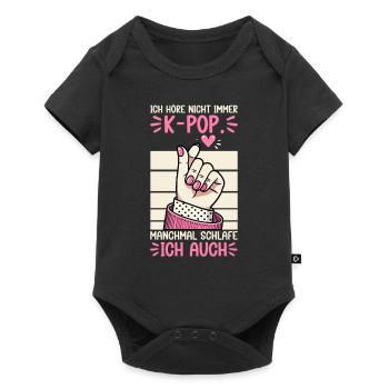 K-Pop Musique coréenne Kpop Fans Kdrama - Body à manches courtes Premium Bébé - noir - Devant