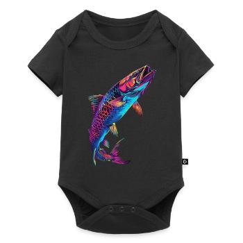 Tarpon - Baby Premium Kurzarmbody - Schwarz - Vorne