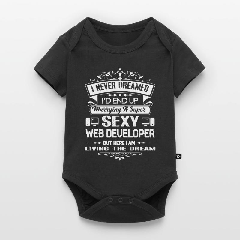 Web Developer Marrying A Web Developer Baby Premium short-sleeve bodysuit
