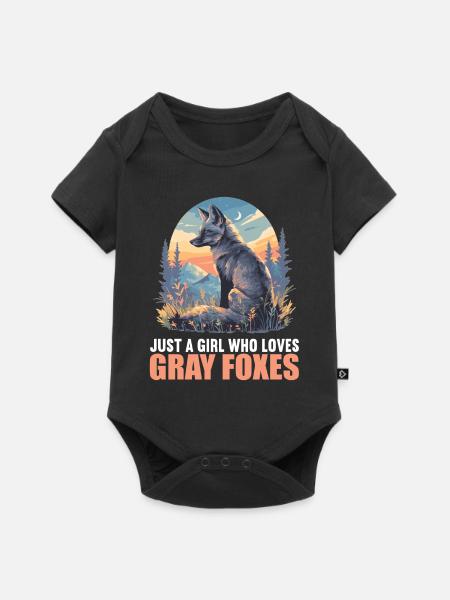 Graufüchse Graufuchs - Baby Premium Kurzarmbody - Schwarz