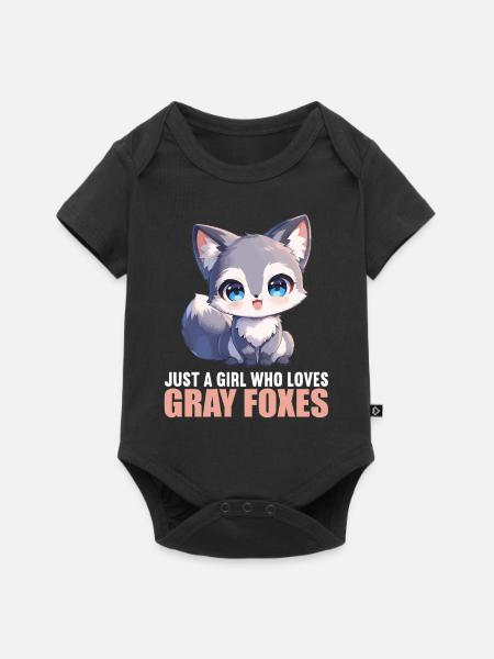 Graufüchse Graufuchs - Baby Premium Kurzarmbody - Schwarz