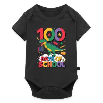 100th Day Of School 100 Day Of School Kids - Baby Premium short-sleeve bodysuit - black - Front
