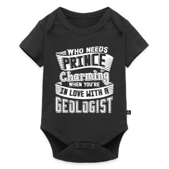 Geologist In Love With A Geologist - Baby Premium short-sleeve bodysuit - black - Front