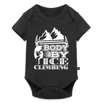 Climbing Body By Climbing - Baby Premium short-sleeve bodysuit - black - Front