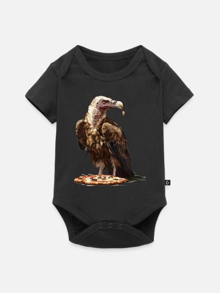 Geier - Baby Premium Kurzarmbody - Schwarz