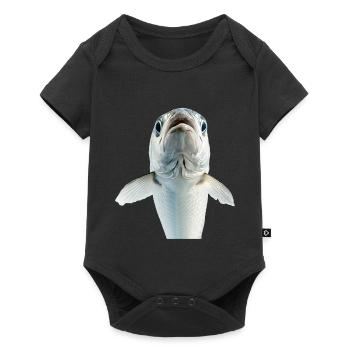Tarpon - Baby Premium Kurzarmbody - Schwarz - Vorne
