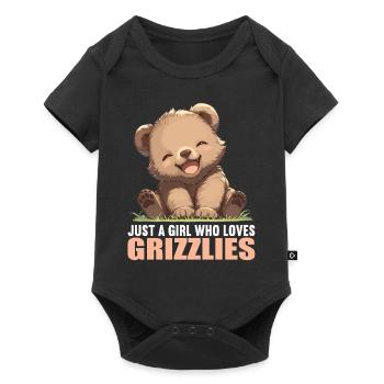 grizzly bears Grizzly bear - Baby Premium short-sleeve bodysuit - black - Front