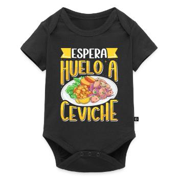 Seafood Peruvian Ceviche - Baby Premium Kurzarmbody - Schwarz - Vorne